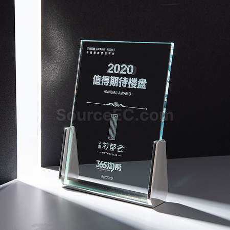 礼品订购皇冠水晶奖杯广告