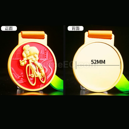 礼品订购骑行金属奖牌广告