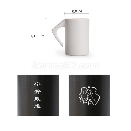 礼品订购创意倒立沥干陶瓷杯广告