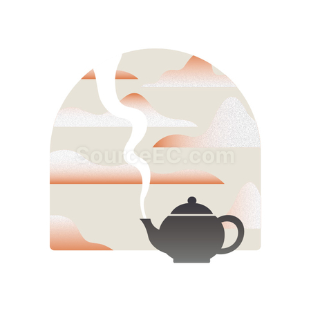 礼品订购Customized Tea Bag - Sunset广告
