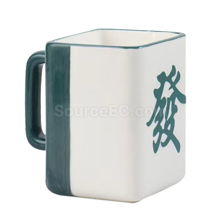 礼品订购趣意陶瓷杯广告