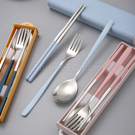礼品订购304不锈钢餐具广告