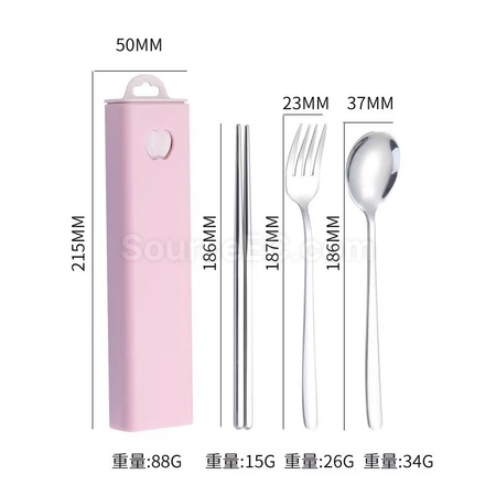 礼品订购304不锈钢餐具广告