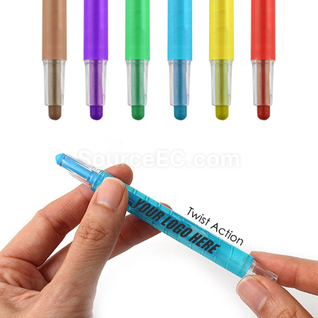 礼品订购旋转蜡笔广告