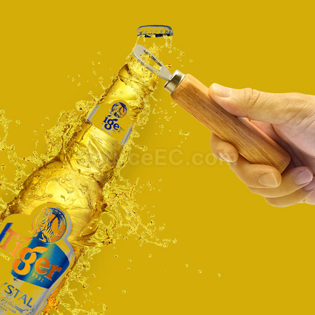 礼品订购木质开瓶器广告