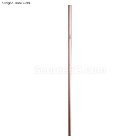 礼品订购不锈钢吸管 6MM x 215MM广告