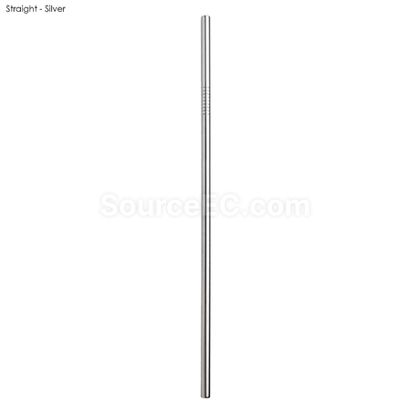 礼品订购不锈钢吸管 6MM x 215MM广告