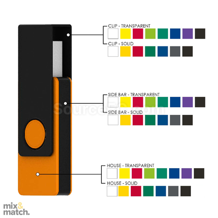 礼品订购USB with Plastic Clip 16GB广告