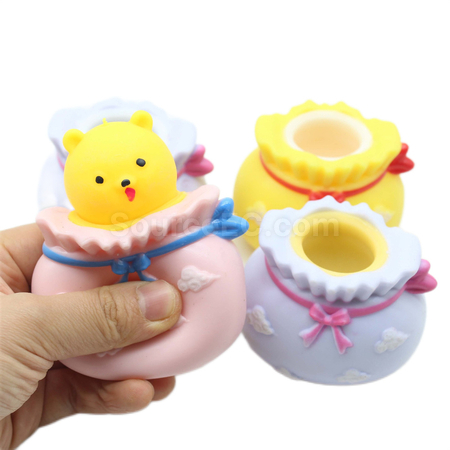 礼品订购福袋兔子减压玩具广告