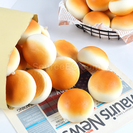 礼品订购仿真面包挂件减压玩具广告