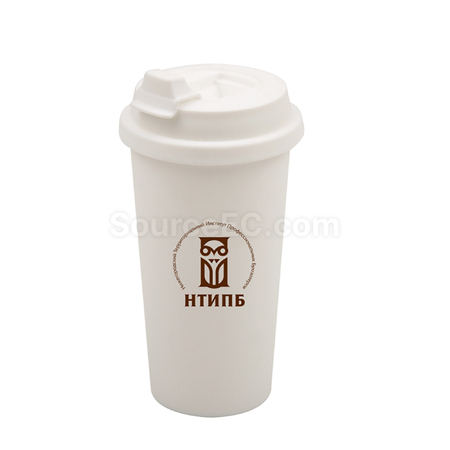 礼品订购翻盖式咖啡杯广告