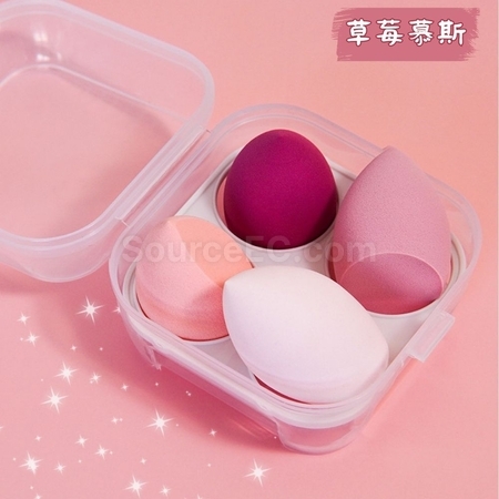 礼品订购盒装美妆蛋粉扑广告