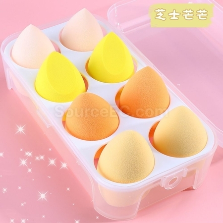 礼品订购盒装美妆蛋粉扑广告