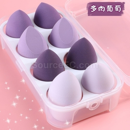 礼品订购盒装美妆蛋粉扑广告