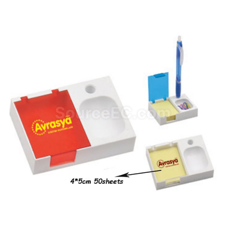 礼品订购桌面便签纸套装广告