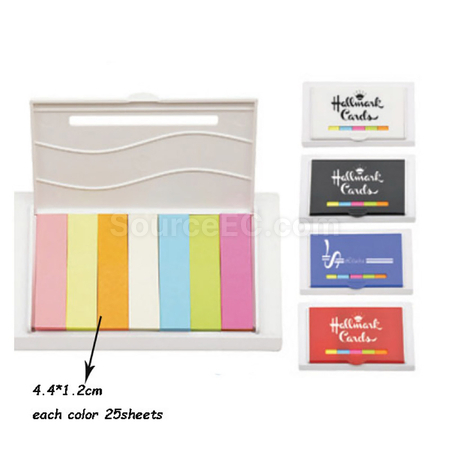 礼品订购七色便签盒广告