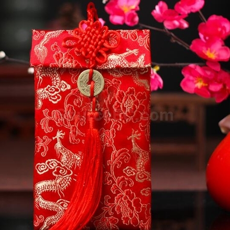 礼品订购布藝紅包广告