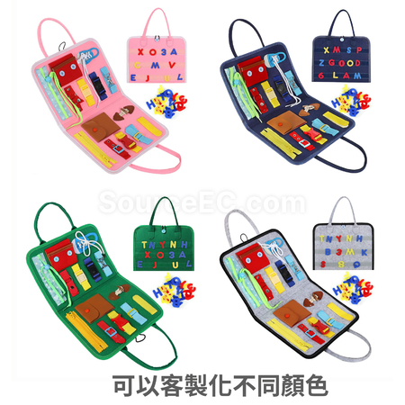 礼品订购毛毡早教板广告
