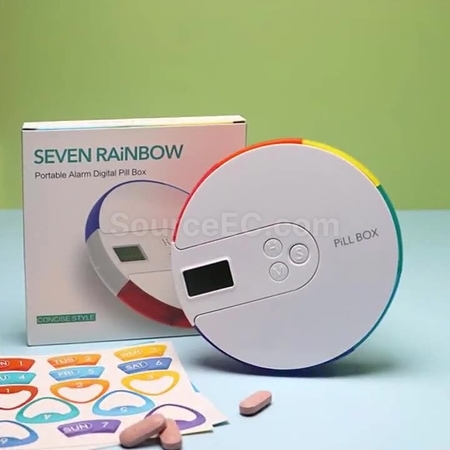 礼品订购便携式计时药盒广告