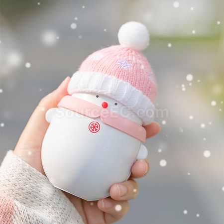 礼品订购雪人暖手宝广告