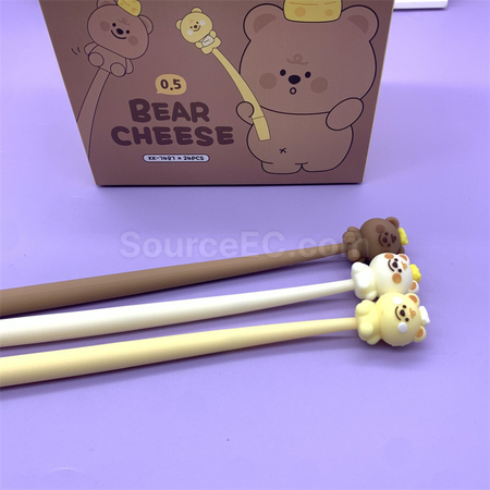 礼品订购可爱按压中性笔广告