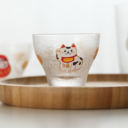 礼品订购日式玻璃杯广告