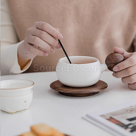 礼品订购招财猫陶瓷杯广告