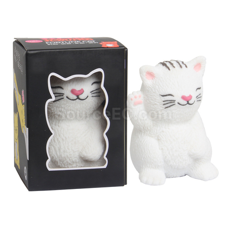 礼品订购招财猫捏捏乐广告