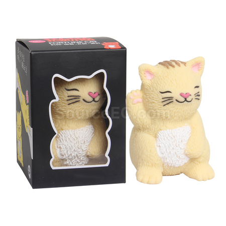 礼品订购招财猫捏捏乐广告
