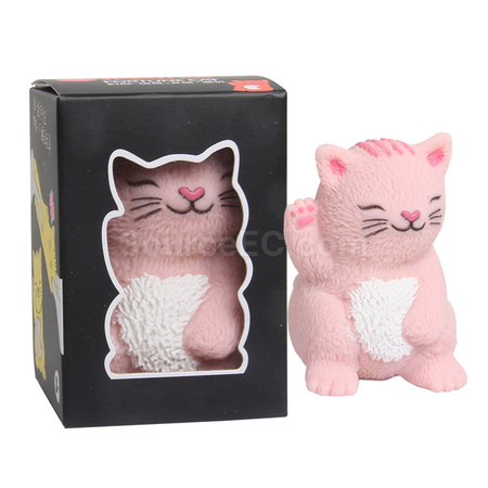 礼品订购招财猫捏捏乐广告