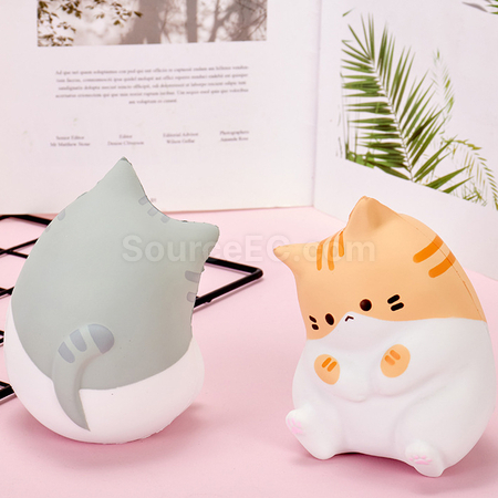 礼品订购招财猫捏捏乐广告