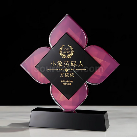 水晶奖座