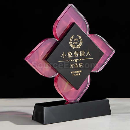 礼品订购水晶奖座广告