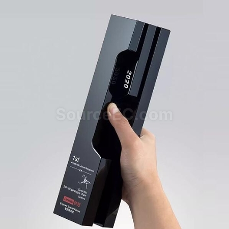 礼品订购四方立柱黑水晶奖座广告