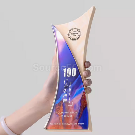 礼品订购水晶奖座广告