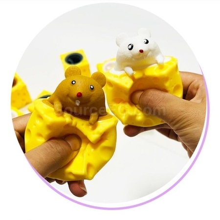 礼品订购小鼠芝士减压玩具广告