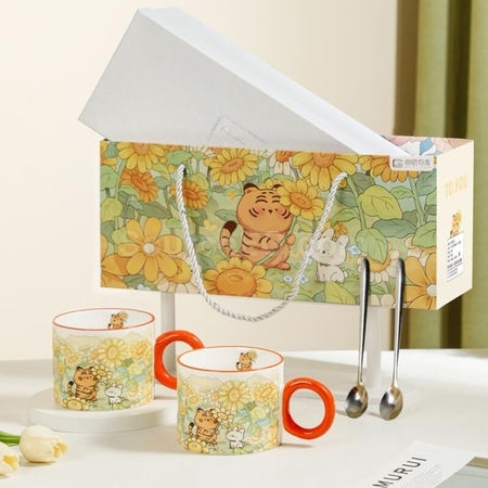 礼品订购陶瓷杯广告