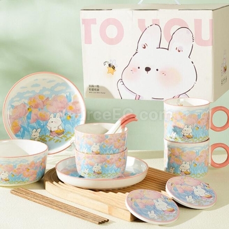 礼品订购礼品餐具套装广告