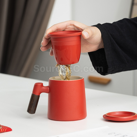 礼品订购钱罐+陶瓷杯套装广告