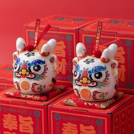 礼品订购龙钱罐广告