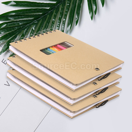 礼品订购彩铅笔记本广告