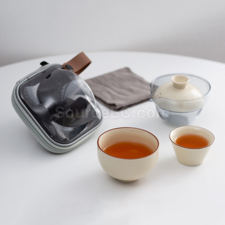 礼品订购旅行茶具广告