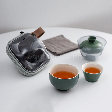 礼品订购旅行茶具广告