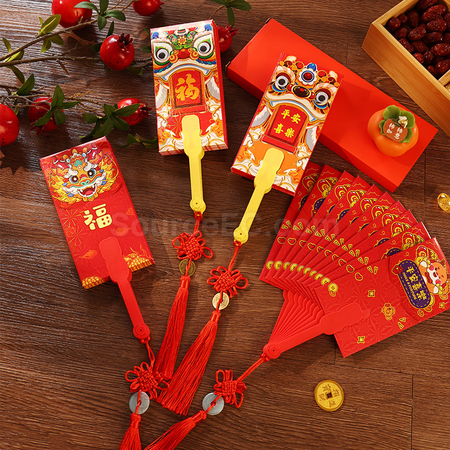 礼品订购利是封扇子广告