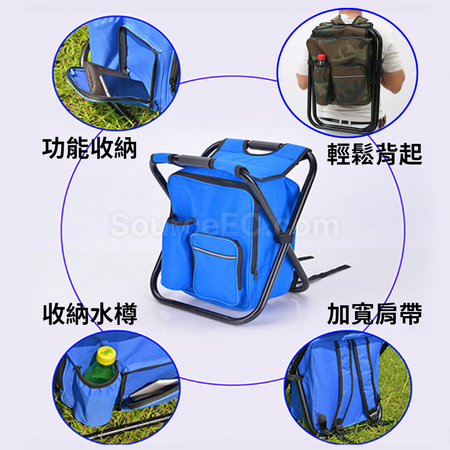 礼品订购保冷拉链袋折迭椅广告