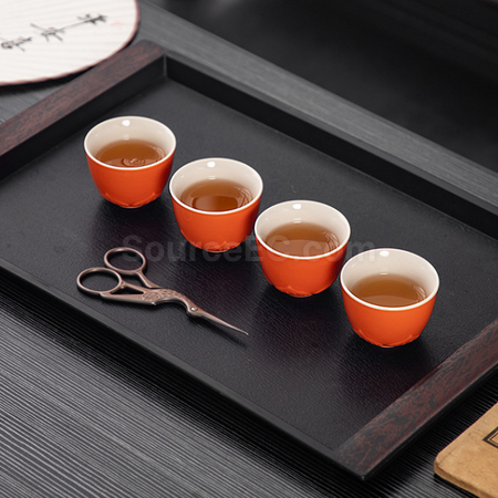 礼品订购柿柿如意茶具套装广告