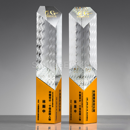 礼品订购金属水晶座广告