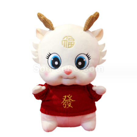 礼品订购龙年公仔广告