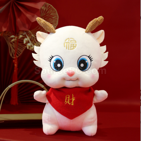 礼品订购龙年公仔广告