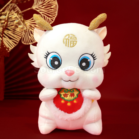 礼品订购龙年公仔广告